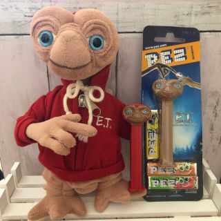 ユニバーサルスタジオジャパン(USJ)のET ☆ ぬいぐるみ PEZ  ペッツ セット USJ  レア (その他)