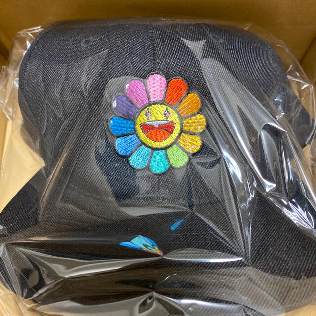 J Balvin x 村上隆 RAINBOW FLOWER HAT BLACK