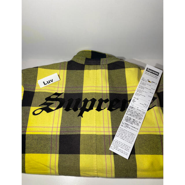 Supreme M Supreme Quilted Flannel Shirtシャツの通販 by Luv's