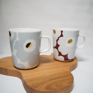 マリメッコ(marimekko)の【新品】marimekko　マリメッコ　限定　新色　ウニッコ　マグ2個セット(食器)