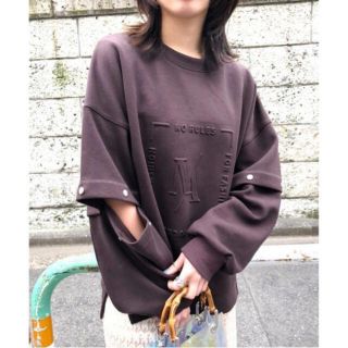 アメリヴィンテージ(Ameri VINTAGE)の2WAY DEKOBOKO TOP 値下げ中(トレーナー/スウェット)