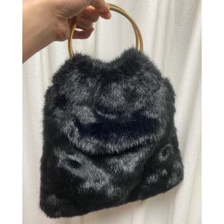 ザラ(ZARA)のZARA ファーバッグ(ハンドバッグ)