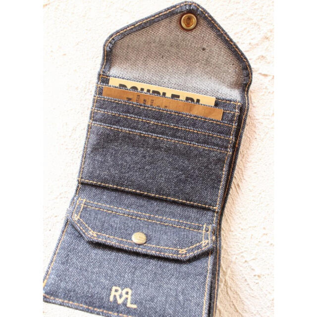 新品*RRL*インディゴ デニム ビルフォールド ウォレット*財布 3