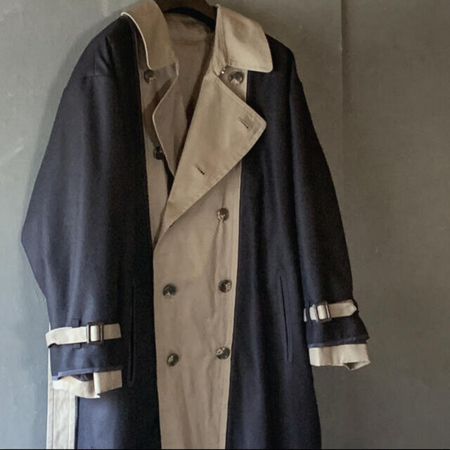 yoke 20aw YOKE REVERSIBLE TRANCH COAT  メンズのジャケット/アウター(トレンチコート)の商品写真