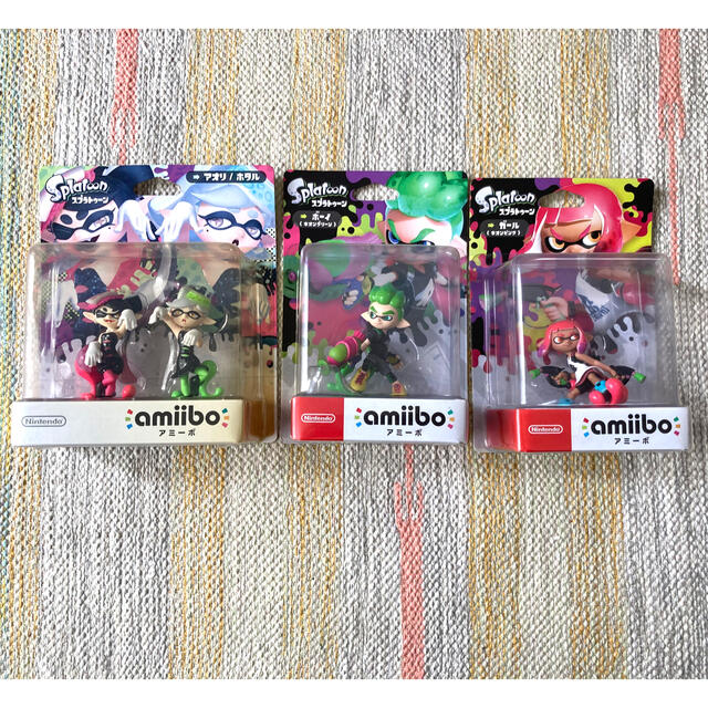 amiibo スプラトゥーン　アオリ&ホタル　ボーイ　ガール