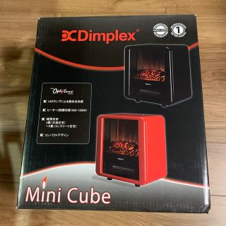 ［新品］DIMPLEX 電気暖炉 MiniCube レッド　MNC12RJ(電気ヒーター)