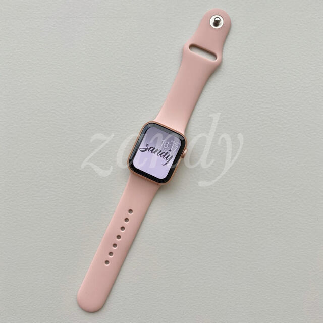 さくらピンク☆アップルウォッチバンド ラバーベルト Apple Watchの通販 by yuiii｜ラクマ