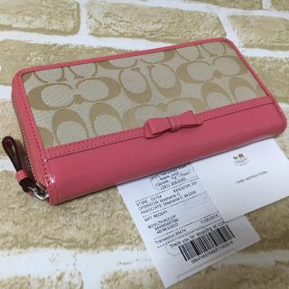 コーチ(COACH)のCOACH ピンクリボン 長財布(財布)