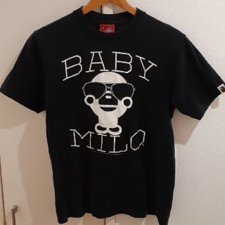 アベイシングエイプ(A BATHING APE)のTシャツ　ベイシングエイプ　ブラック　メンズ　Sサイズ(Tシャツ/カットソー(半袖/袖なし))