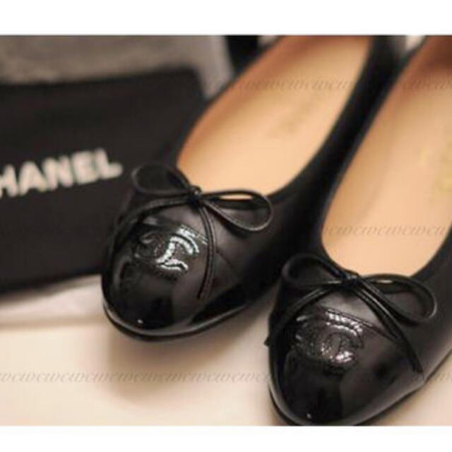 驚きの価格 シャネル - CHANEL バレリーナシューズ 24.5 37.5 バレエ