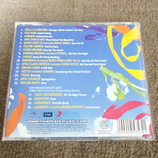 Now That's What I Call Music Vol. 42輸入盤 エンタメ/ホビーのCD(ポップス/ロック(洋楽))の商品写真