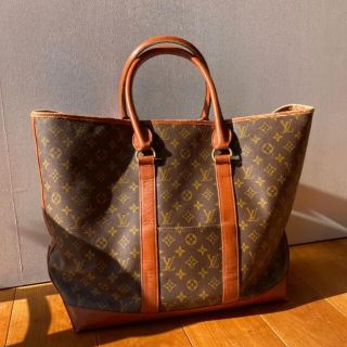 ルイヴィトン(LOUIS VUITTON)の希少　ヴィトン  モノグラム　トートバッグ　ウィークエンド GM ピッグスキン(トートバッグ)