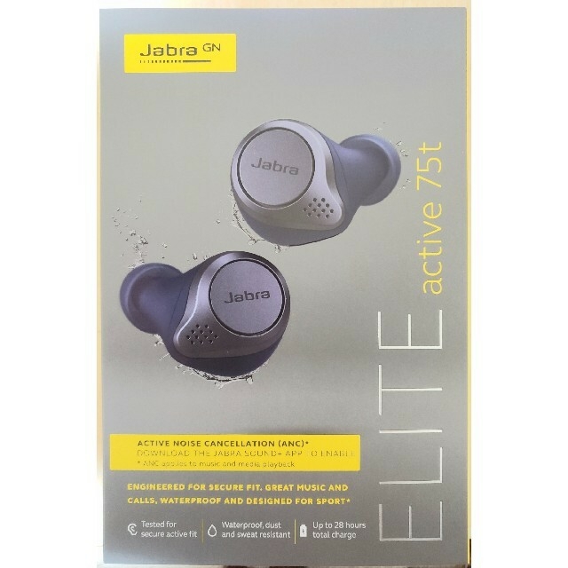 未開封品 Jabra ELITE active 75t navy ネイビー - ヘッドフォン