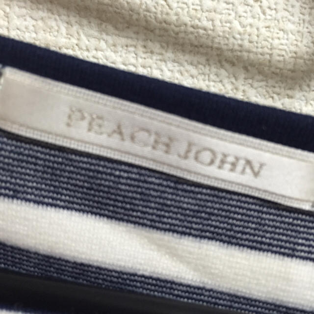 PEACH JOHN(ピーチジョン)のPEACH JOHNボーダーカットソー レディースのトップス(Tシャツ(半袖/袖なし))の商品写真