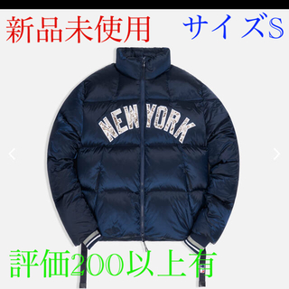 ナイキ(NIKE)のkith mlb ny midi puffer jacket  navy S(ダウンジャケット)