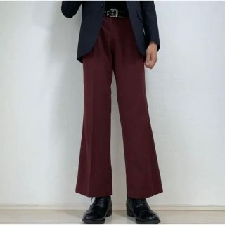 RANDY 19SS フレアパンツ ワインレッド