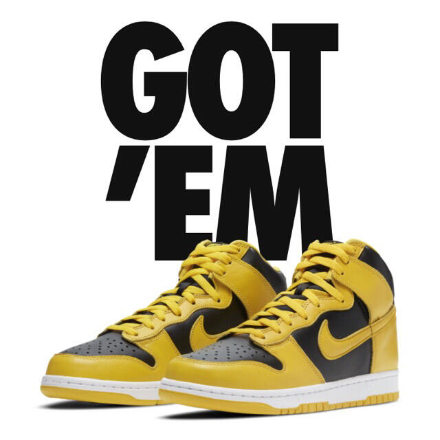 NIKE DUNK HIGH VARSITY MAIZE 26cm ナイキダンク