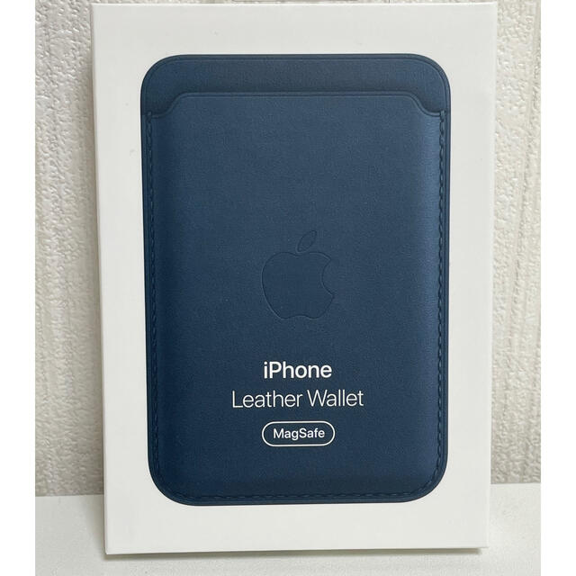 Apple - Apple純正 MagSafe対応レザーウォレット バルティック青の通販 ...