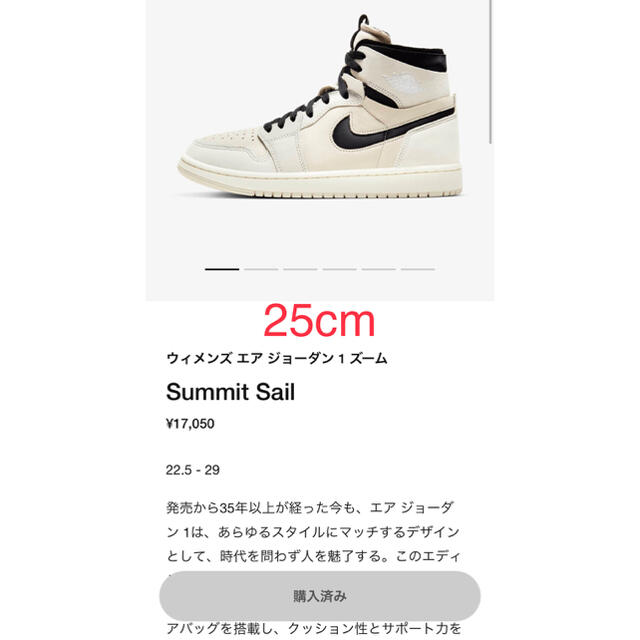 NIKE AIR JORDAN 1 SUMMIT SAIL