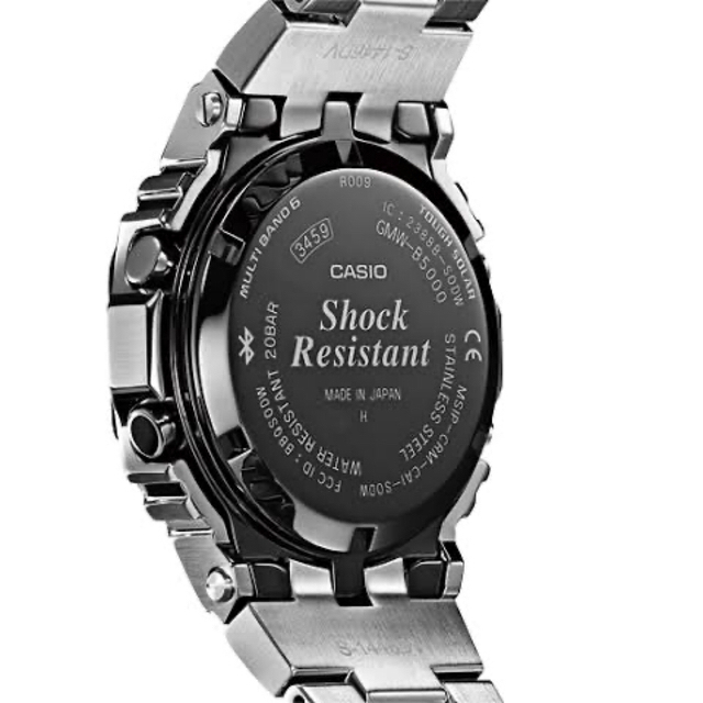G-SHOCK(ジーショック)のG-SHOCK GMW-B5000D フルメタル シルバー 国内正規品 メンズの時計(腕時計(デジタル))の商品写真