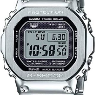 ジーショック(G-SHOCK)のG-SHOCK GMW-B5000D フルメタル シルバー 国内正規品(腕時計(デジタル))