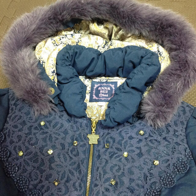 ANNA SUI mini　アナスイミニ　ダウン　コート　130 120　女の子