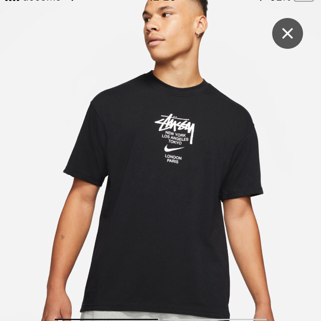 NIKESTÜSSY / NIKE INTERNATIONAL TEE black