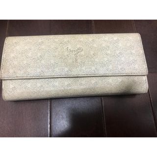 ゴヤール(GOYARD)のゴヤール　白長財布　値下げ(財布)