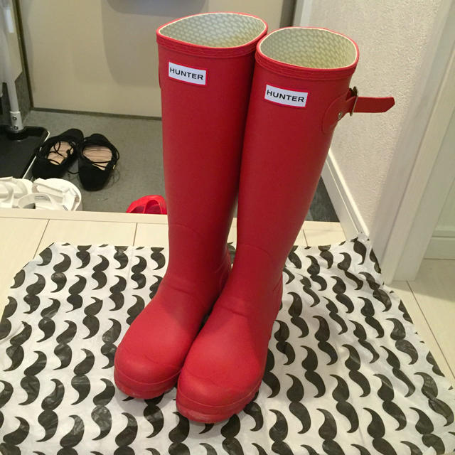ハンター ♡ レインブーツ 24cm 赤 | gellonautos.cl