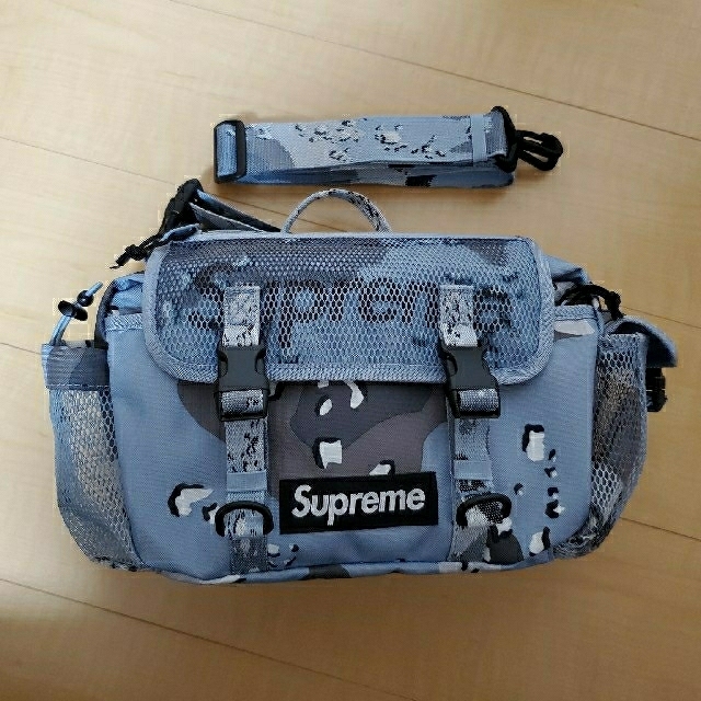 20ss Supreme ウエストバッグ ブルーカモ