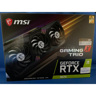 MSI GeForce RTX 3070 GAMING X TRIO 新品未開封(PCパーツ)
