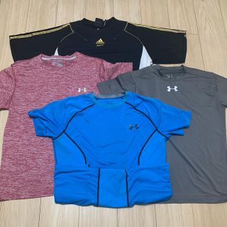 アンダーアーマー(UNDER ARMOUR)のアンダーアーマー 、アディダス半袖Tシャツ4枚セット(トレーニング用品)