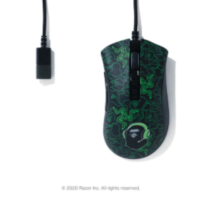 RAZER × BAPE®NEON CAMO MOUSE×MOUSE PAD スマホ/家電/カメラのPC/タブレット(PC周辺機器)の商品写真