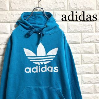 アディダス(adidas)のアディダス　プルオーバーパーカー　トレフォイルロゴ　レディースMサイズ(パーカー)