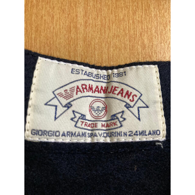 ARMANI JEANS ロング巻きスカート ネイビー 1