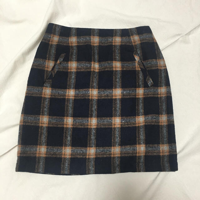 チェック柄 スカート レディースのスカート(ひざ丈スカート)の商品写真