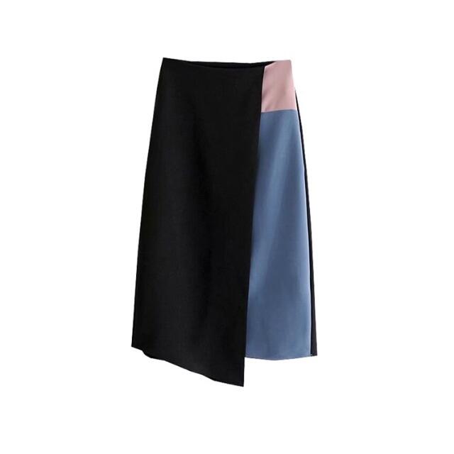 ZARA(ザラ)の❄️冬新作☃️3104◆配色 タイトスカート レディースのスカート(ひざ丈スカート)の商品写真