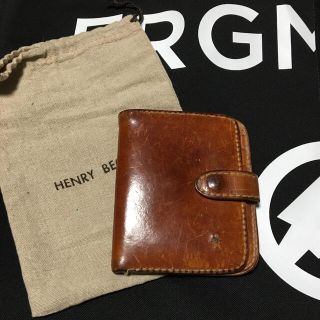 エンリーべグリン(HENRY BEGUELIN)のHENRY BEGUELIN 財布　使用感強目　二つ折り　メンテナンス済み(財布)