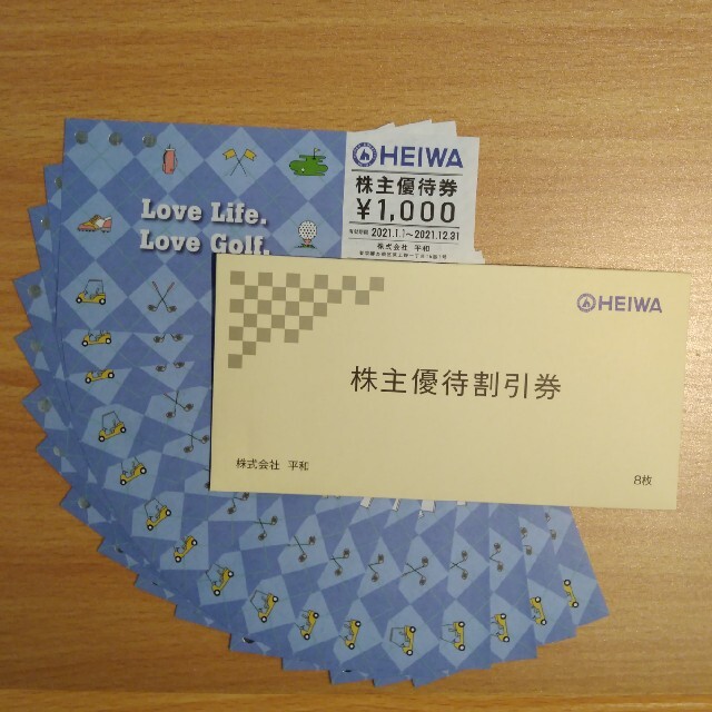 2020最新型 高品質 HEIWA 株主優待券 31枚 - crumiller.com