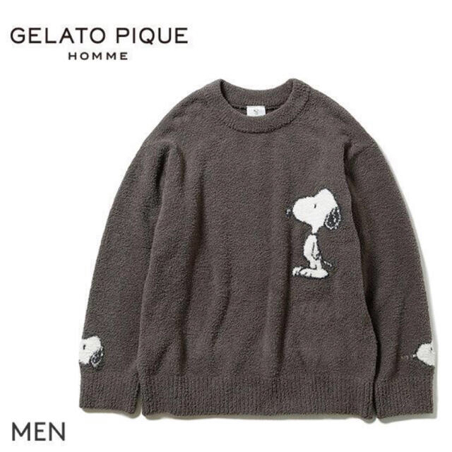 gelato pique(ジェラートピケ)のジェラートピケ　スヌーピー  プルオーバー　メンズ メンズのトップス(スウェット)の商品写真