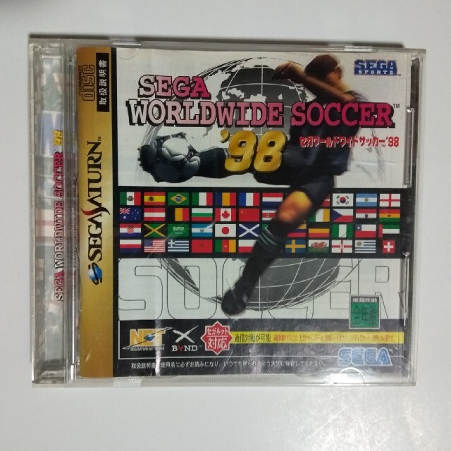 セガワールドワイドサッカー98 セガサターン用ゲーム エンタメ/ホビーのゲームソフト/ゲーム機本体(家庭用ゲームソフト)の商品写真