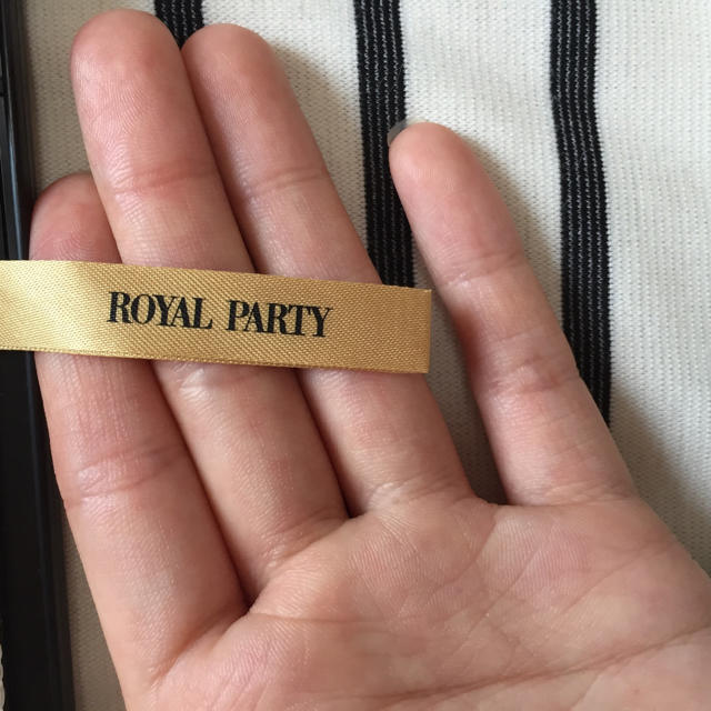 ROYAL PARTY(ロイヤルパーティー)のボーダーワンピース レディースのワンピース(ミニワンピース)の商品写真