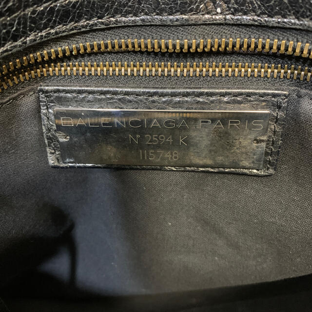 BALENCIAGA BAG(バレンシアガバッグ)のバレンシアガ バッグ黒ブラックシティー レディースのバッグ(ハンドバッグ)の商品写真