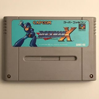 スーパーファミコン(スーパーファミコン)のロックマンエックス　ロックマンX ROCKMAN X ファミコンソフト(家庭用ゲームソフト)