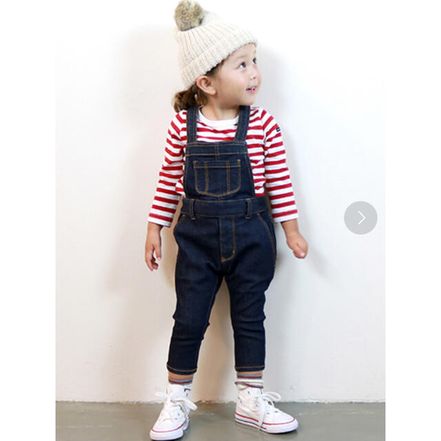 FITH(フィス)のquoti use fith ストレッチデニムスリムサロペット  キッズ/ベビー/マタニティのキッズ服女の子用(90cm~)(パンツ/スパッツ)の商品写真