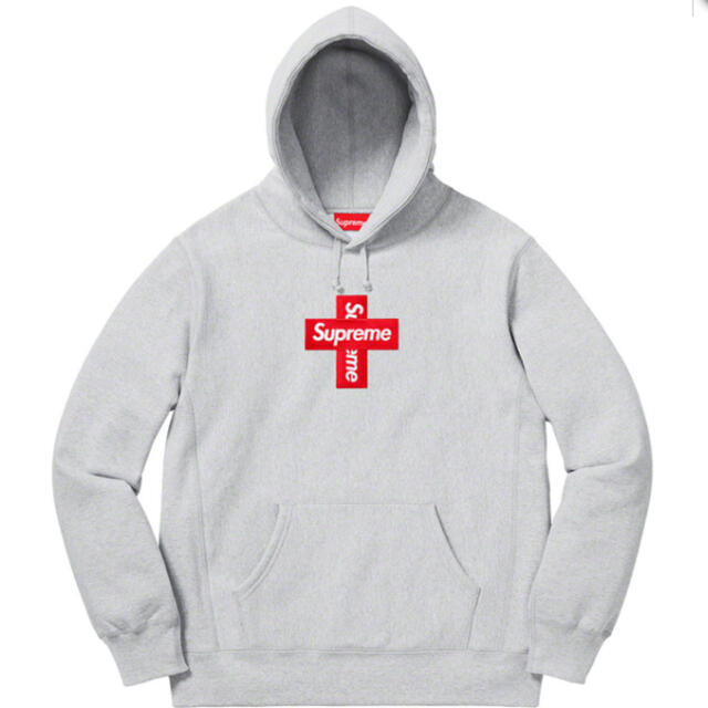 (サイズL) Supreme®︎ cross box logo hoodie