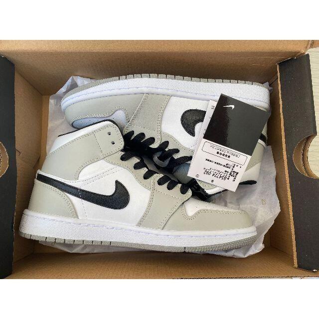 NIKE X Air Jordan 1 Mid Light Smoke Grey