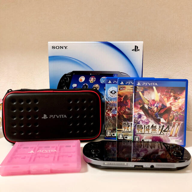 PSVITA 本体　ソフト　32GB ケース PCH-1100 Wi-Fiモデル 1