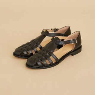 スティーブンアラン(steven alan)のSteven Alan LEATHER MESH SANDALS(サンダル)