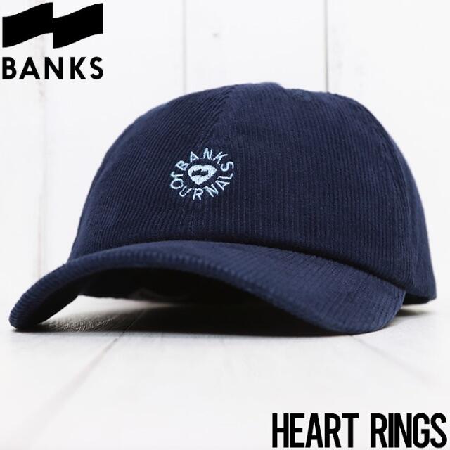 BANKS バンクス HEART RINGS HAT コーデュロイストラップ